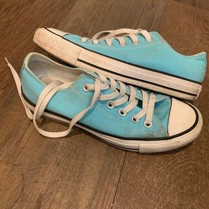 Baby Blue LowTop Converse